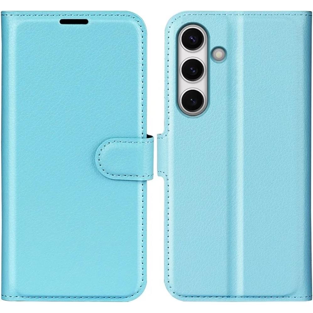Screenguard FE Leather Guard Lederhülle (Samsung Galaxy S24 FE), Smartphone Hülle, Blau