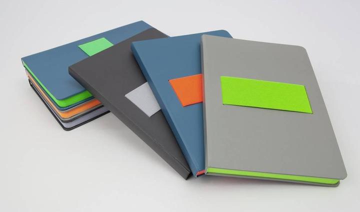 Immagine prodotto Sigel Notizbuch A5 Linescape dunkel-/hellgrau (A5, Righe, Copertina rigida)