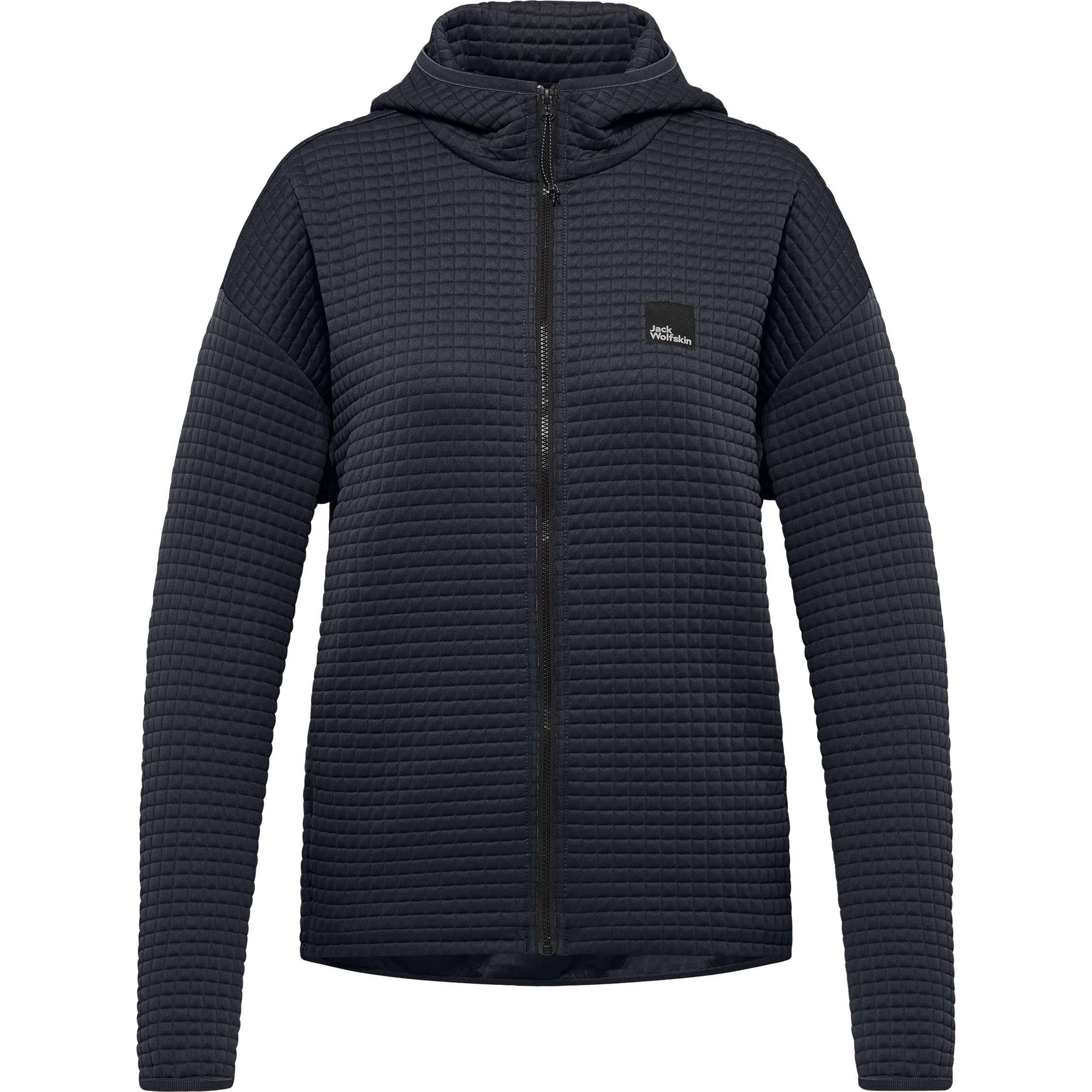 Jack Wolfskin, Damen, Jacke, Mogari Hooded Fz W (XL), Blau, XL