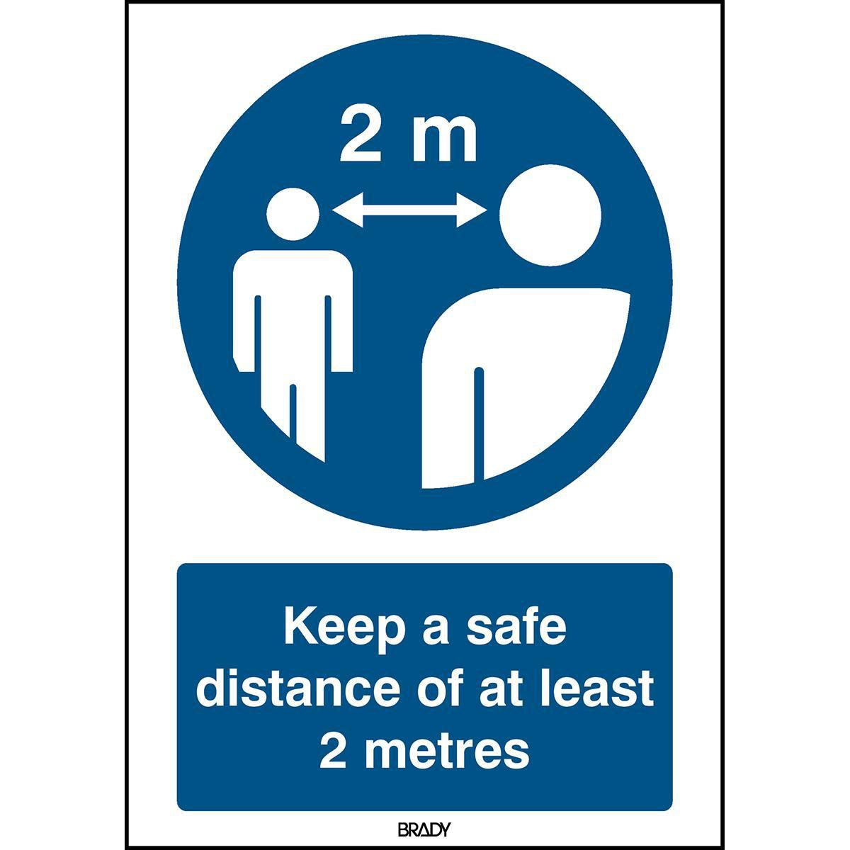 Brady, Etiketten, Safety Sign - Keep a safe
