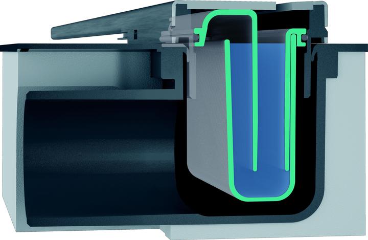 Actual product image hansgrohe HG shower channel RainDrain Flex kb. for installation 1000mm stainless steel brushed (1000 mm)