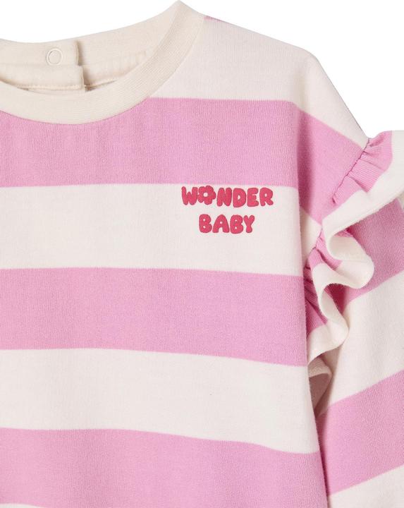 Actual product image Vertbaudet Mädchen Baby Sweatshirt mit Schriftzug und Recycling-Polyester (68)
