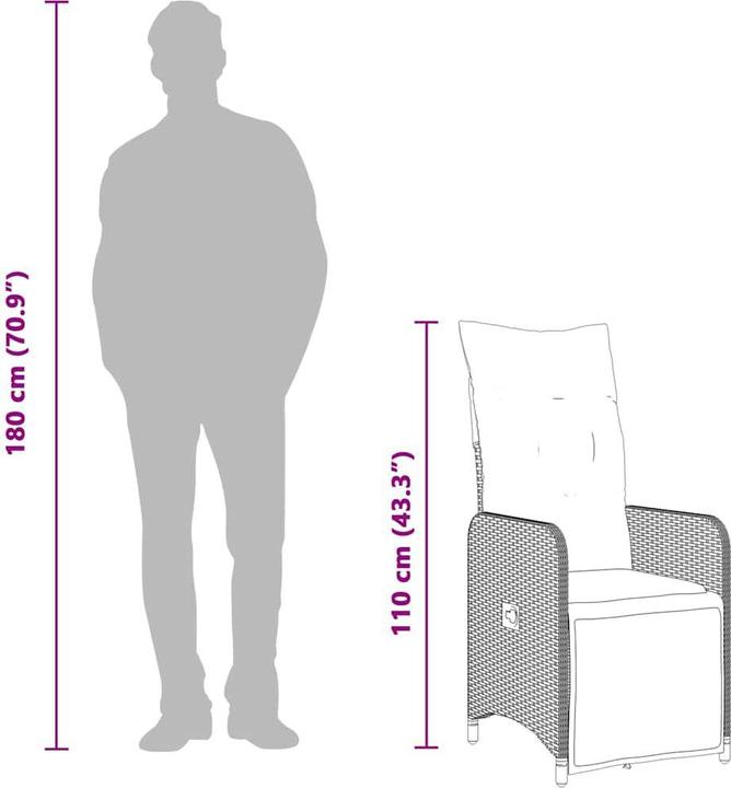 Produktbild vidaXL Bistro Set