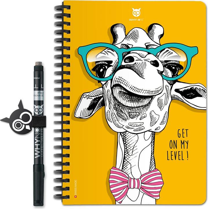 Whynote Bloc-note effaçable A5 girafe (A5)