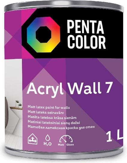Productafbeelding Pentacolor Emulsieverf Acryl 7 Whi (Wit, 1000 ml)