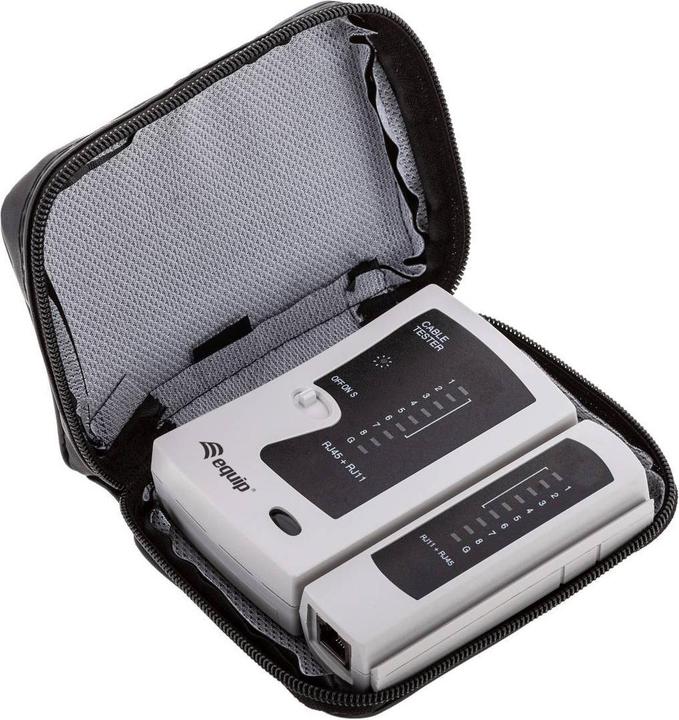 Produktbild equip Kabeltester Netzwerk f. /RJ11/RJ12 Kabel