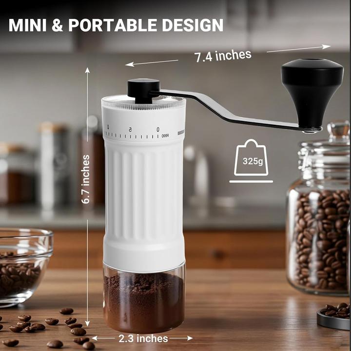 Produktbild ‎Ceving Manuelle Mini-Kaffeemühle mit Keramikmahlwerk