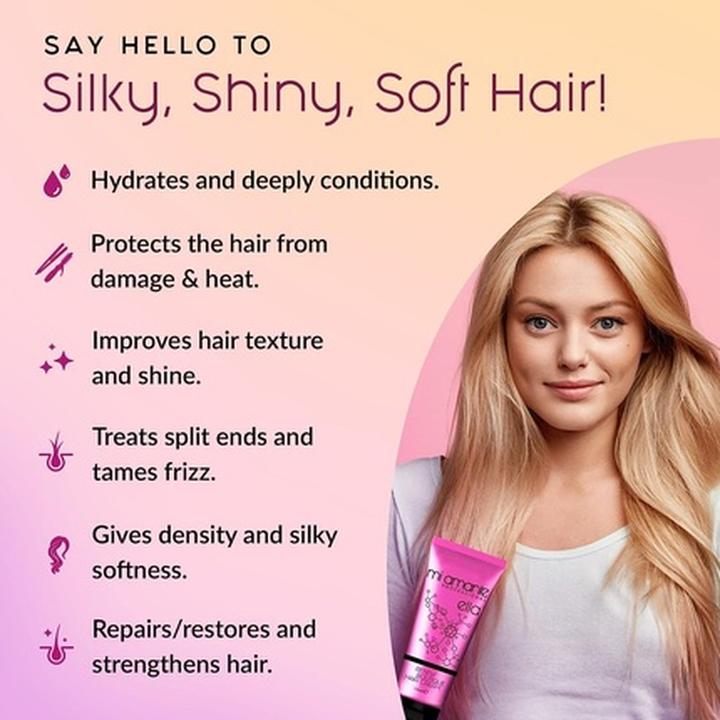 Immagine prodotto Mi Amante Crema per capelli di lusso con pantenolo e olio di semi di lino 175 ml (175 ml)