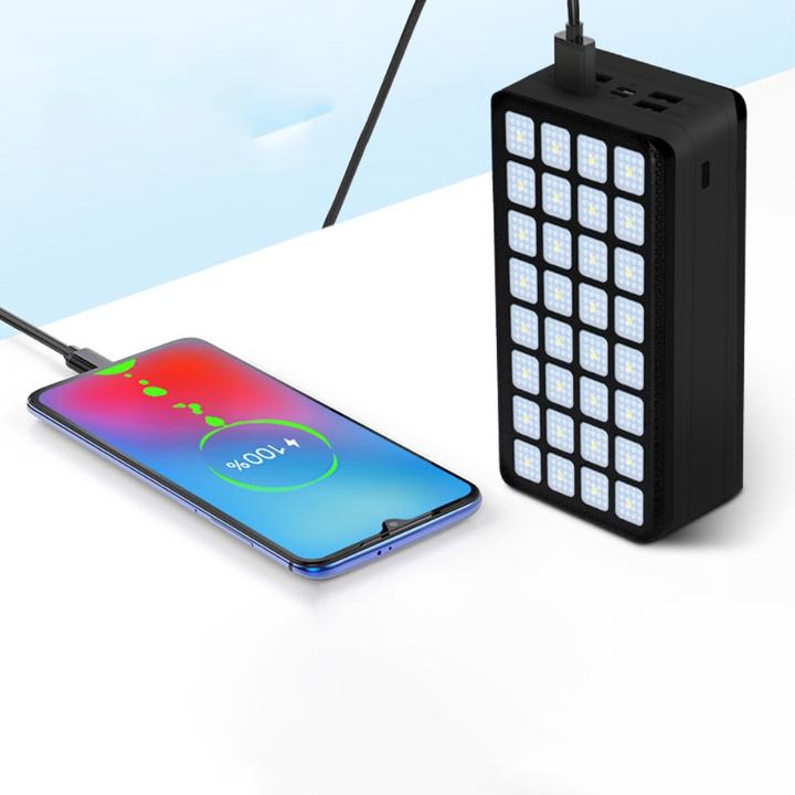 Immagine prodotto Deltalabs Powerbank solare da esterno LED 4x USB A (50000 mAh, 185 Wh)