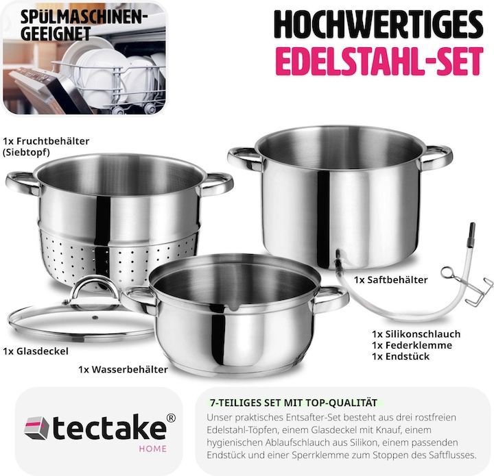 Produktbild tectake Dampfentsafter