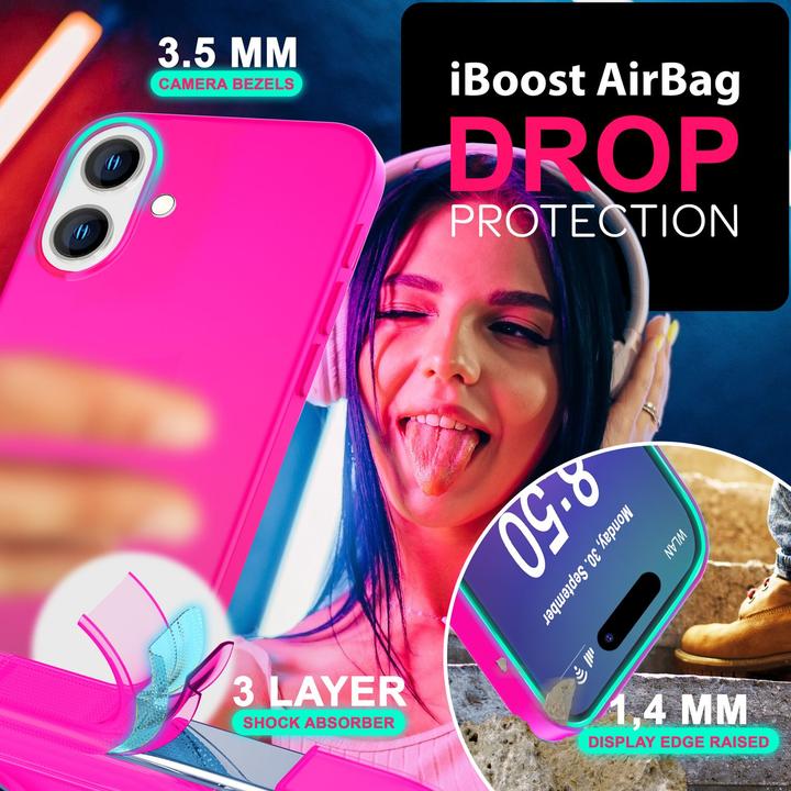 Image du produit Nalia Neon Silicone Cover (Apple iPhone 16)