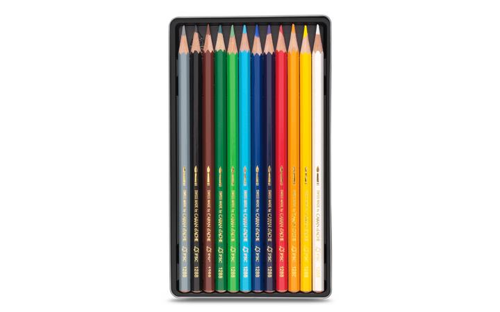 Productafbeelding Caran d'Ache Fancolor Farbstifte Metallschachtel (Veelkleurig, 12 x)