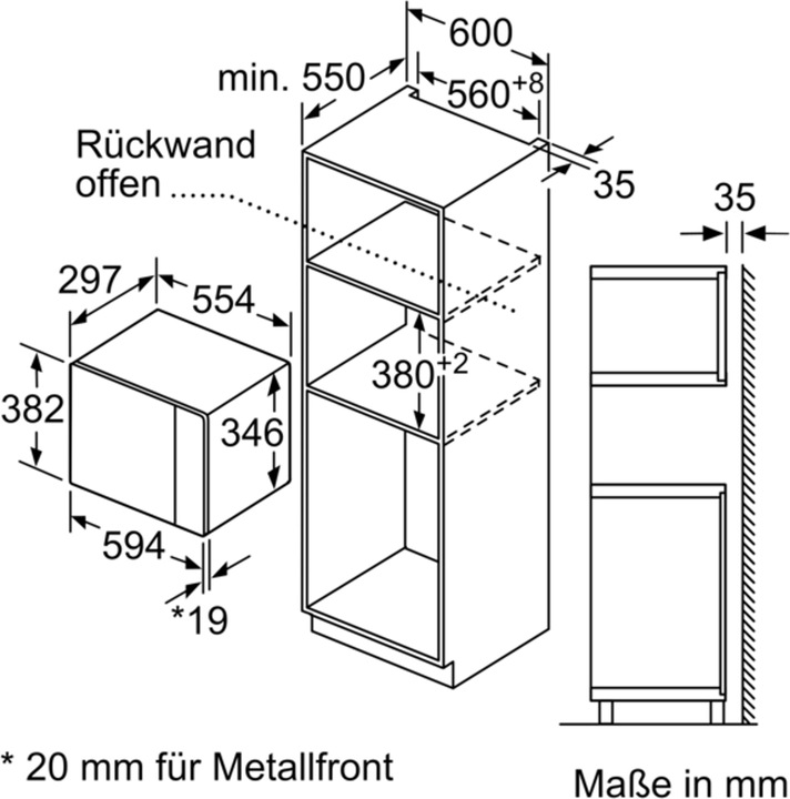 Actual product image Bosch Hausgeräte BFL524MB0