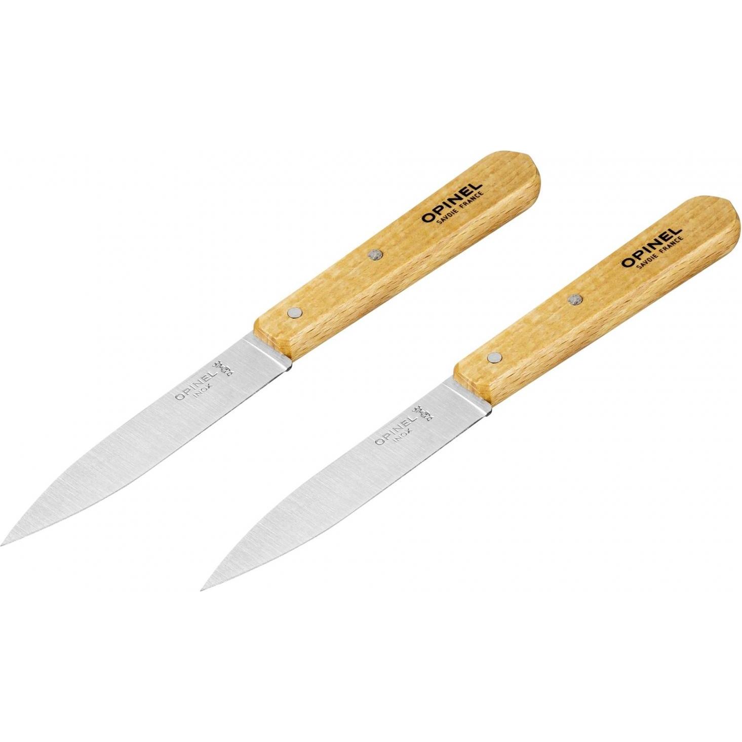 Opinel Küchenmesser-Set No. 112 2-teilig natur, Küchenmesser, Braun