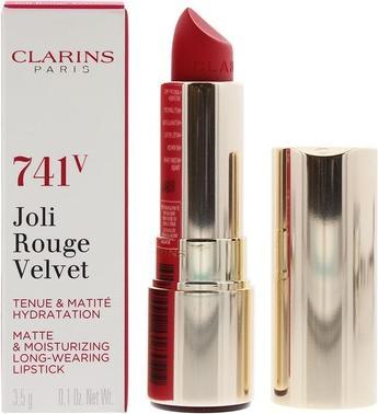 Produktbild Clarins Joli Rouge Velvet - Red Orange 741V (Orange, Rot)