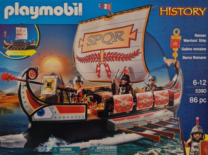 Produktbild Playmobil Römische Galeere (5390, Playmobil History)