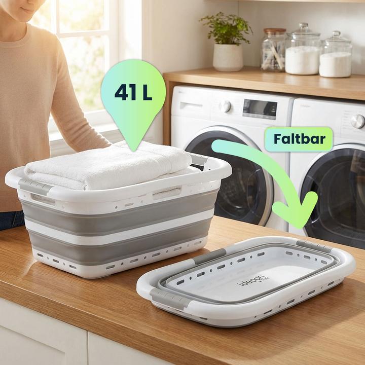 Produktbild Ideoon Faltbarer Wäschekorb (41 l)