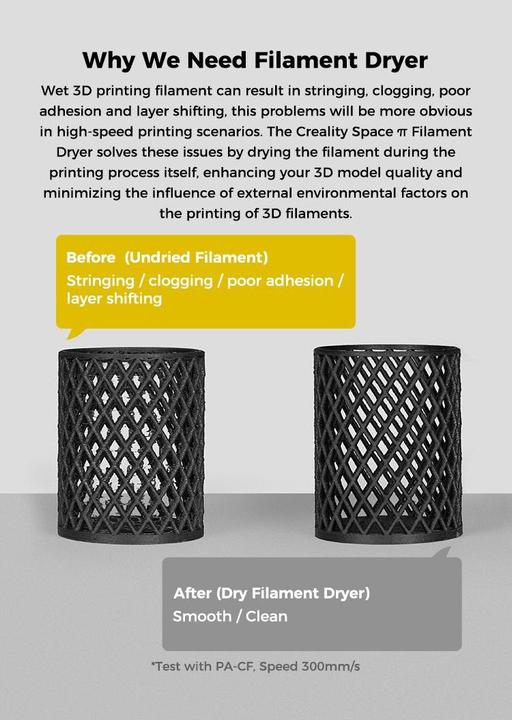 Actual product image Creality Space Filament Trockner (Accessories)