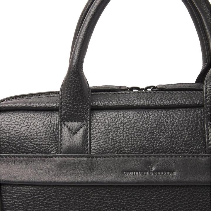 Produktbild Castelijn & Beerens /u0026 Beerens Laptoptas 13 inch - leer - zwart (13")