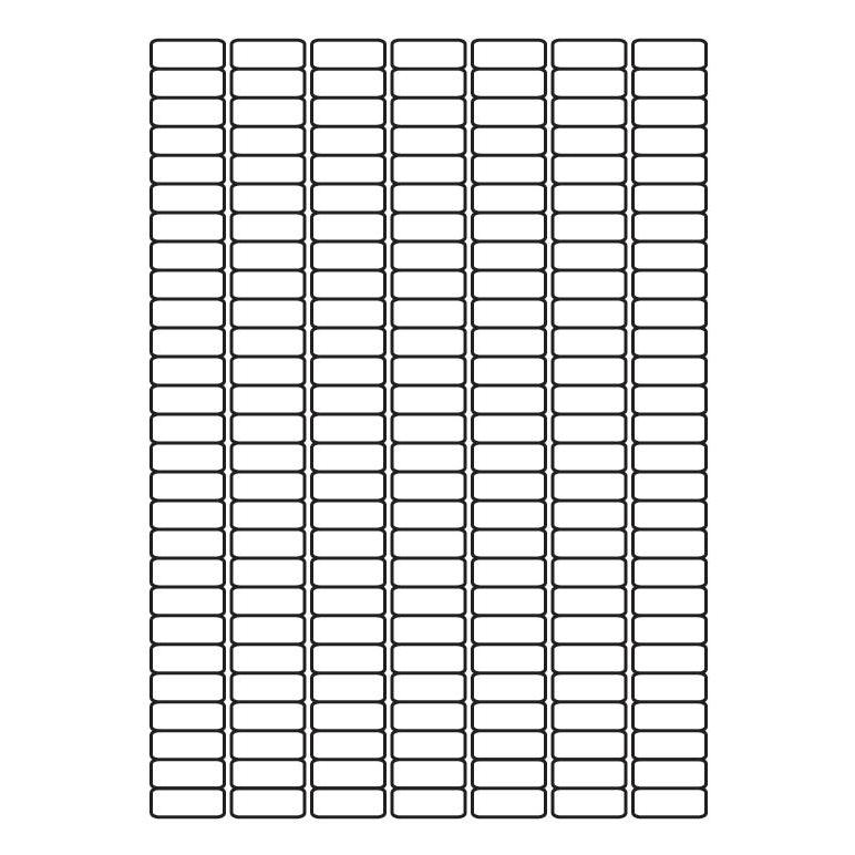Sorex, Etiketten, A4 Etiketten 25,4 x 10 mm weiss (100 Blatt)