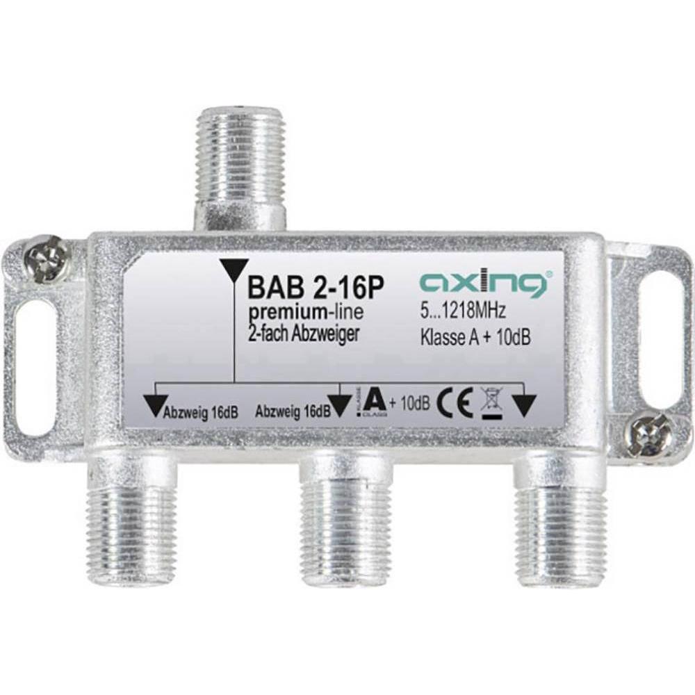 Axing Kabel-TV Abzweiger (16 dB, Verteiler und Abzweiger), Antennenkabel