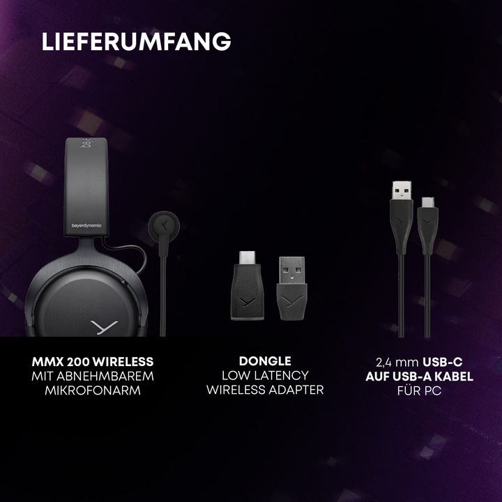 Actual product image Beyerdynamic MMX 200 (Wireless, Cable)