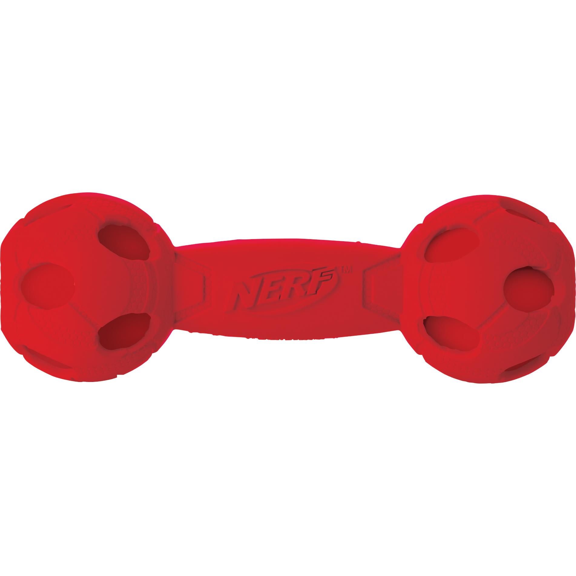 Hagen Manubrio stridente Nerf medio (Gioco da masticare per cani), Gioco per cani