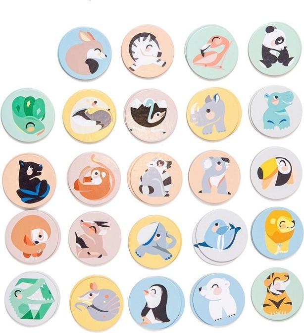 Produktbild Petit Monkey Memory Spiel, Tiere der Welt