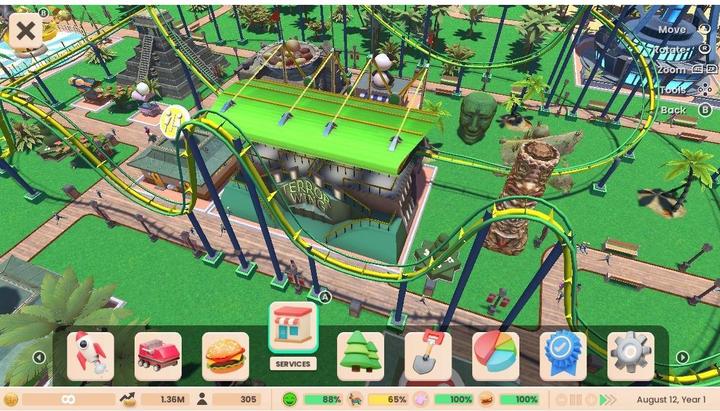 Actual product image Atari RollerCoaster Tycoon Adventures - Deluxe (Switch, DE)
