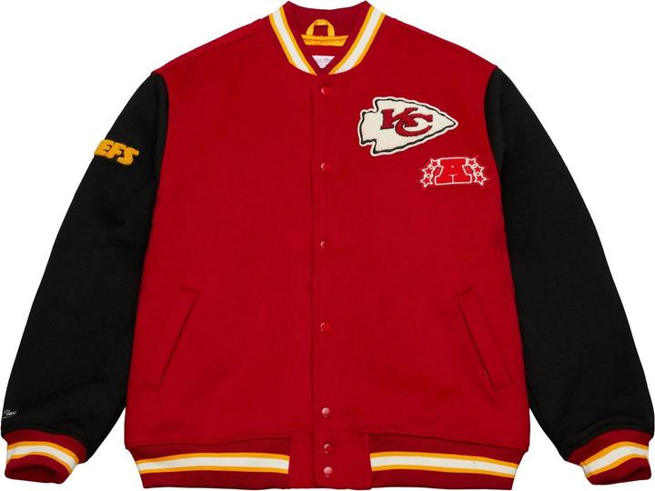 Actual product image Mitchell & Ness M&N Legacy Varsity Wool Jacket - NFL Kansas City Chiefs - S (S)