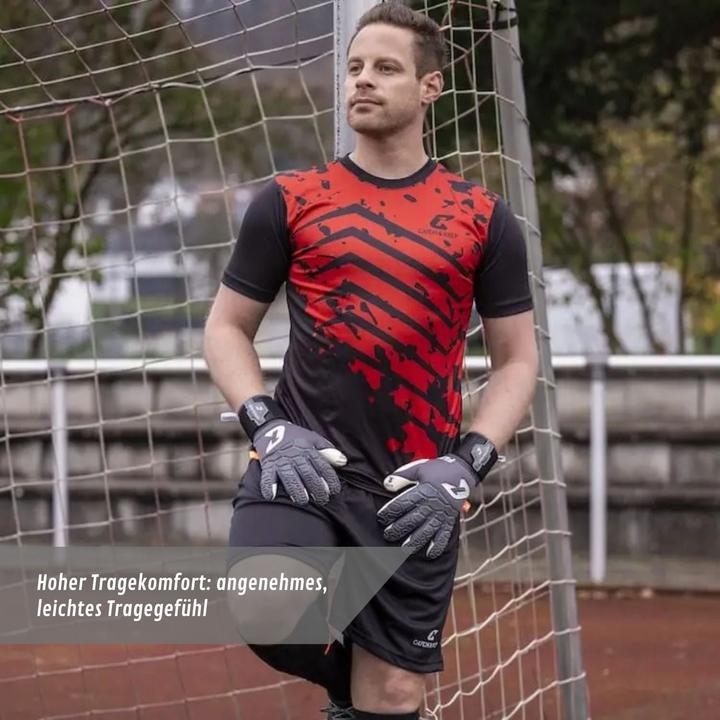 Actual product image Catch & Keep Trikot Bloody Splash Torwarttrikot Gr. L Kurzarm Fussball Shirt (L)