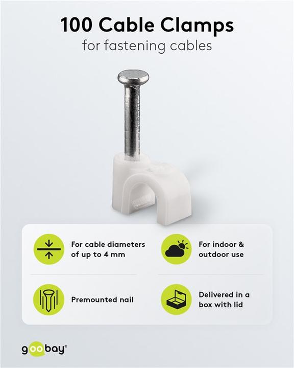 Produktbild Goobay Kabelschelle