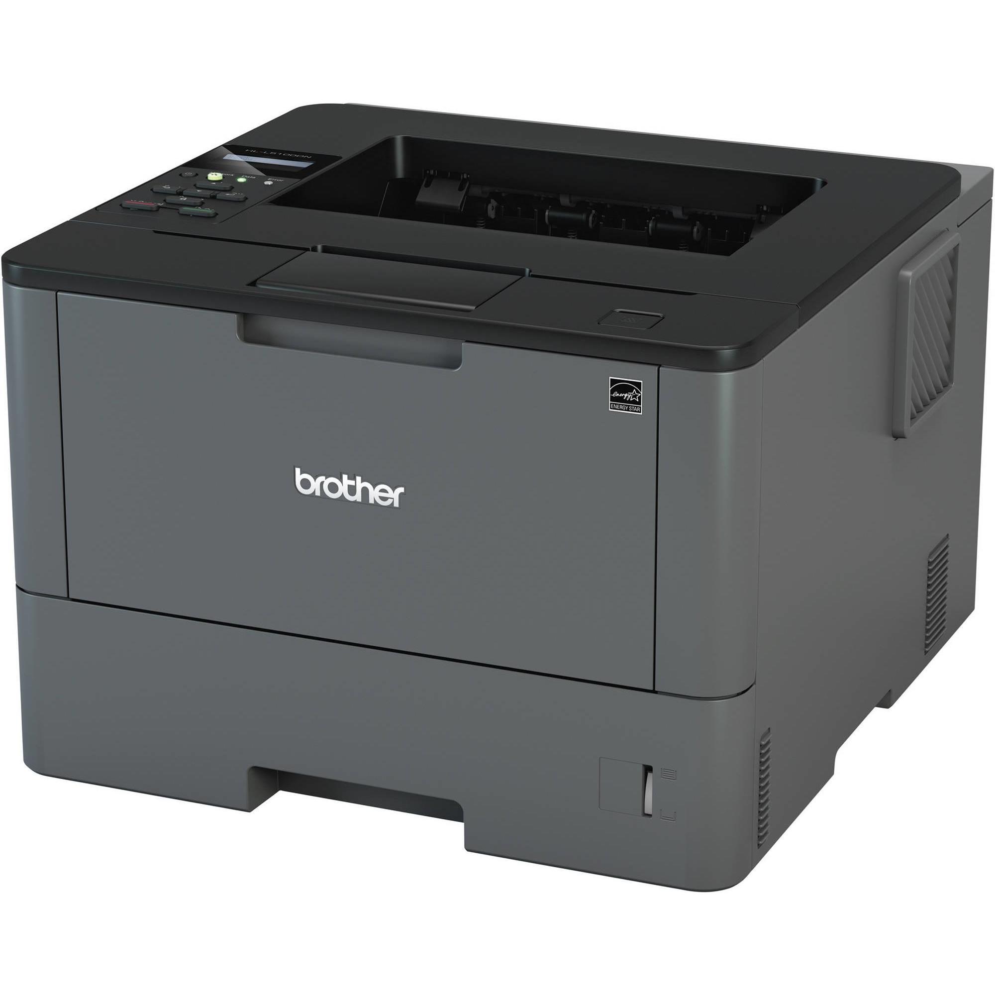 Brother HL-L5100dn (Laser, Schwarz-Weiss), Drucker, Schwarz, Grau