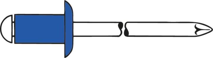 Produktbild Gesipa 1433560 Blindniete Stahl Stahl 500 St.