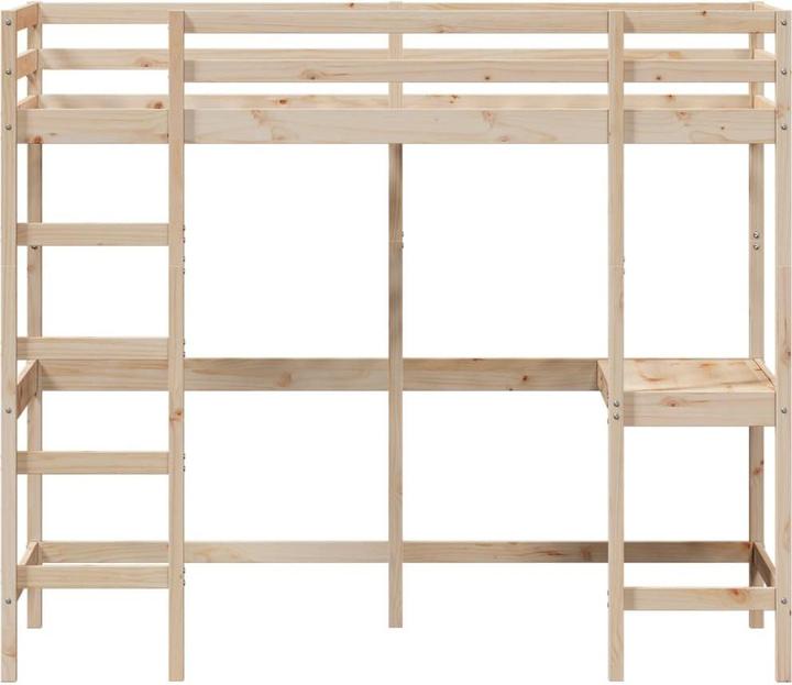 Image du produit vidaXL Lit superposé avec bureau (75 x 190 cm)