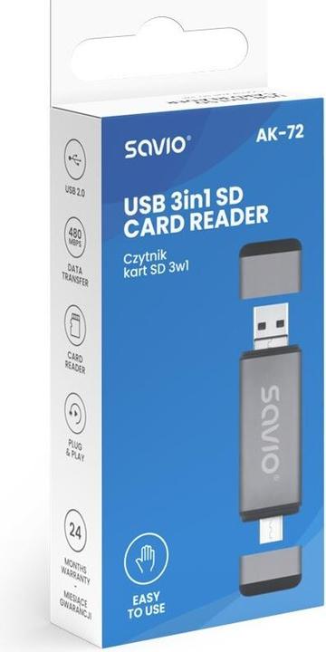 Immagine prodotto Savio SAVAK-72 (USB)