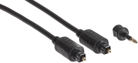 Link2Go TosLink Audio-Glasfaser-Kabel (1 m, Einstiegsklasse, Optisch)