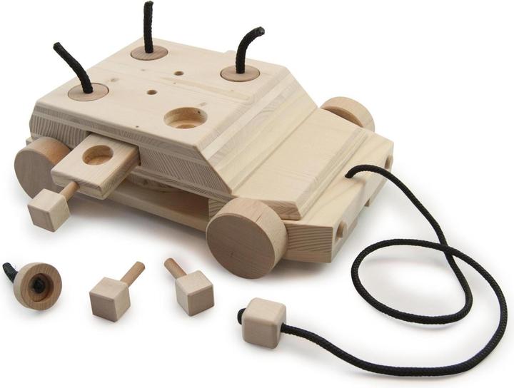 Produktbild Hundespiele.ch Hundespiele aus Holz Auto (Intelligenzspielzeug Hund)