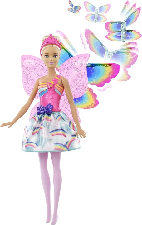 Immagine prodotto Barbie Bambola Fata dell'Ala Magica del Regno dell'Arcobaleno di Dreamtopia (bionda)