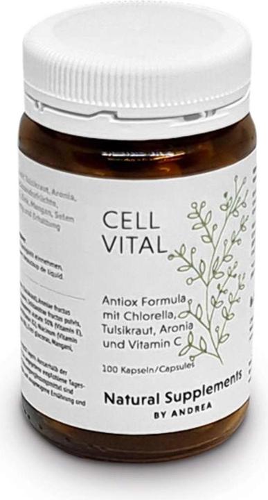 Actual product image Natural Supplements by Andrea Cell Vital (100 Piece, Capsules, 161 g)