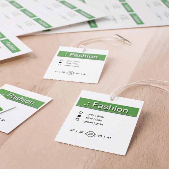 Actual product image Herma Attachment labels A4
