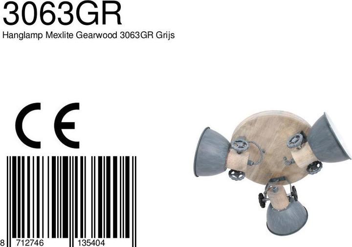 Actual product image Steinhauer Gearwood (E27)