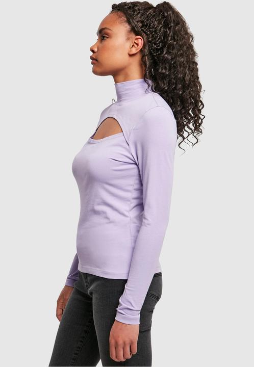 Actual product image Urban Classics Ladies Cut-Out Turtleneck Longsleeve (S)