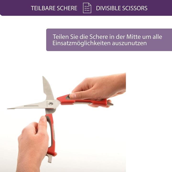 Actual product image Mastrad Multifunktionsschere mit Magnethalter (7.50 cm)