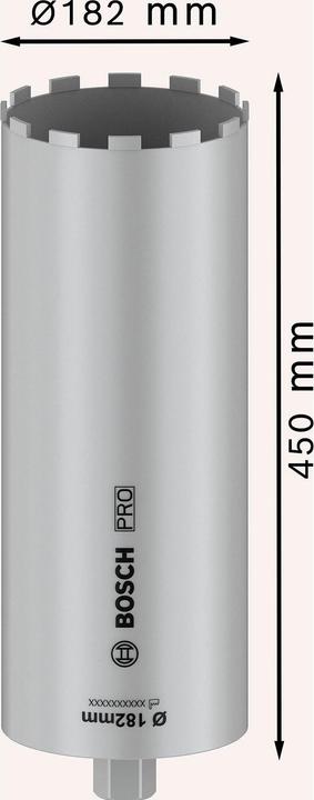Produktbild Bosch Professional Zubehör PRO Core Cutter wet, 182 x 450 mm, 1 1/4" UNC (182 Millimeter)