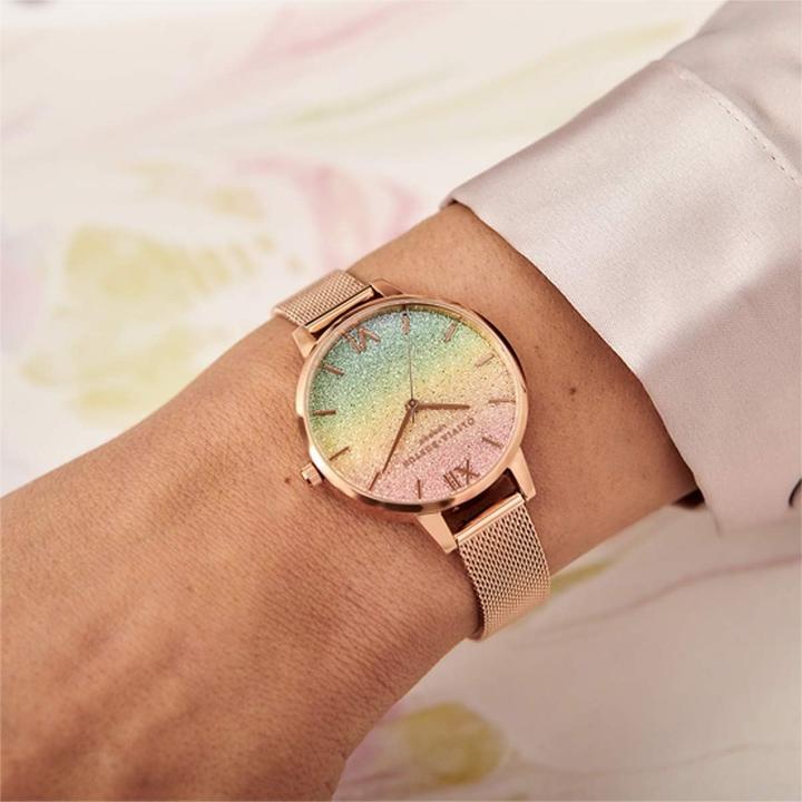 Actual product image Olivia Burton Ladies' Watch OB16RB18 (Ã˜ 34 mm) (Analogue wristwatch, 34 mm)