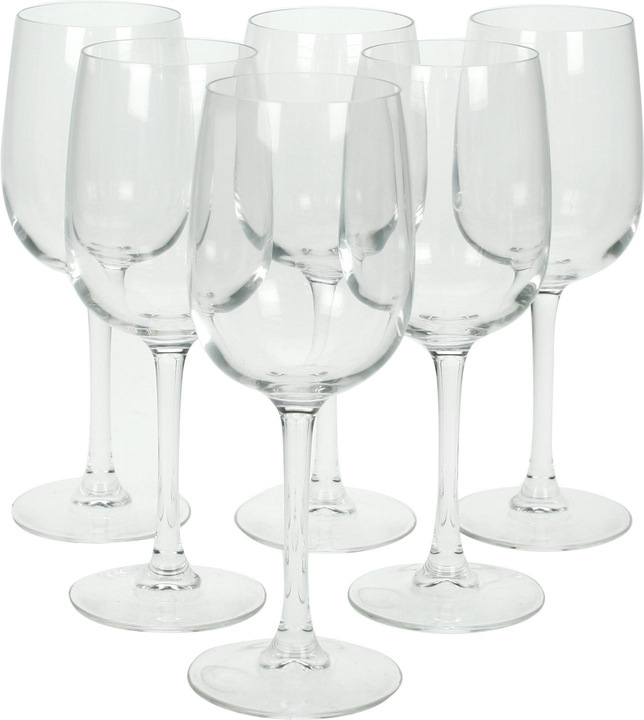 Actual product image Luminarc Versailles (36 cl, 6 Glasses, Red wine glasses, White wine glasses)