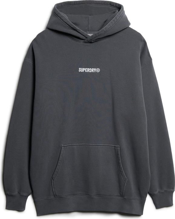 Image du produit Superdry Sweat à capuche ample à motif et micro logo (XL)