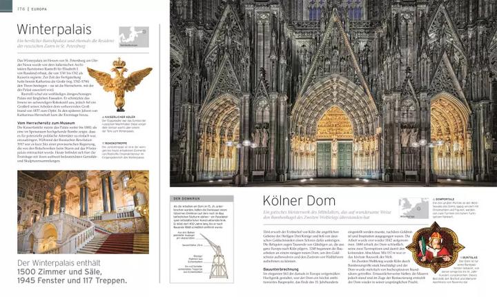 Actual product image Die schönsten Bauwerke der Menschheit (German, Owen Hopkins, Simon Adams, Alexandra Black, Andrew Humphreys, Marcus Weeks, Reg G. Grant, Iain Zaczek, 2020)