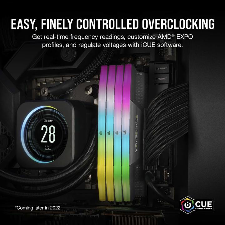 Actual product image Corsair Vengeance RGB (2 x 32GB, 6000 MHz, DDR5 RAM, DIMM)